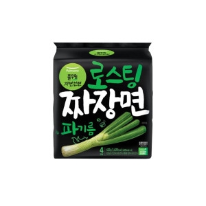 풀무원 로스팅 짜장면 파기름 라면 105g (28개)