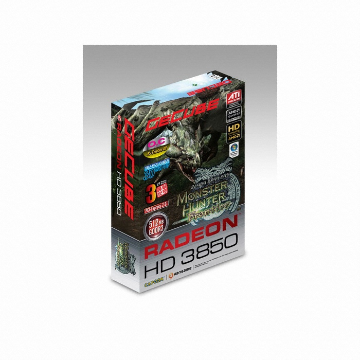 GECUBE �󵥿� HD 3850 X-Turbo III OC 512MB ��������