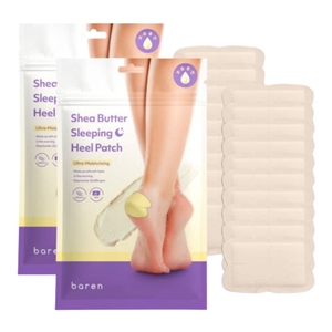 바렌 시어버터 슬리핑 발 뒤꿈치 힐 패치 각질 20매 [1개]