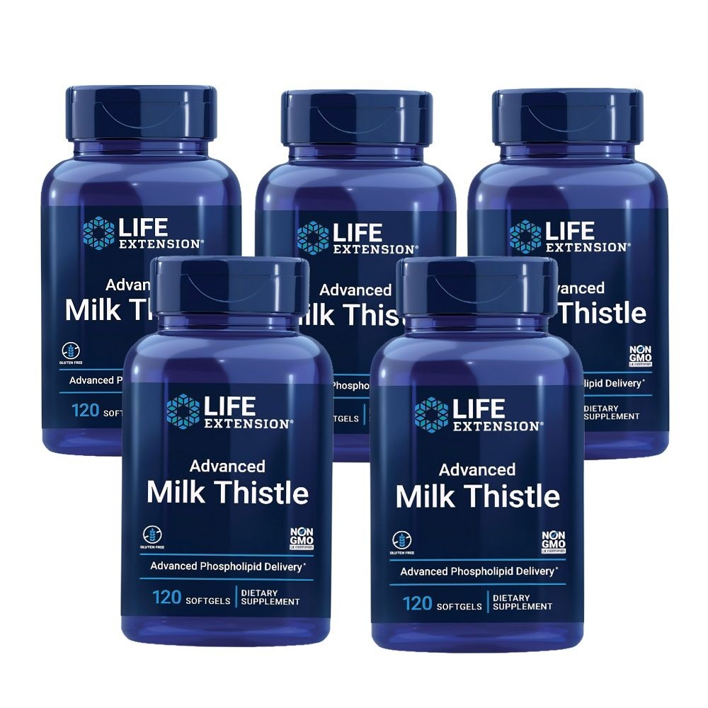 라이프익스텐션 어드밴스드 밀크씨슬 120캡슐 (5개)_이미지