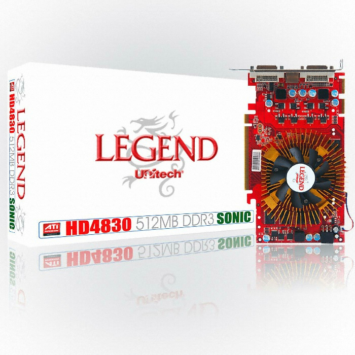 유니텍전자 LEGEND 라데온 HD 4830 LEGEND SONIC 512MB_이미지