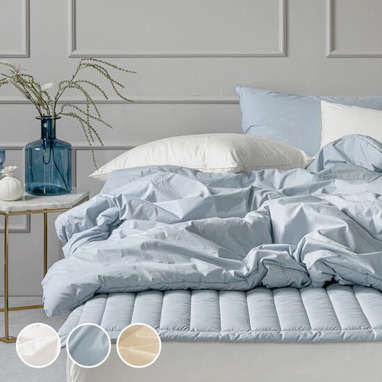 파르페 플레인 80수 고밀도 바이오워싱 호텔식 무봉제 차렵이불패드세트이미지입니다. 누르면 해당 게시물로 새창이동합니다.