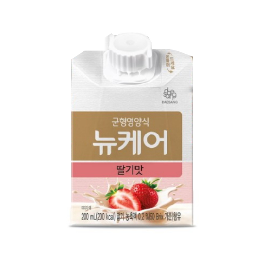 대상웰라이프 뉴케어 딸기맛 200ml (90개)_이미지