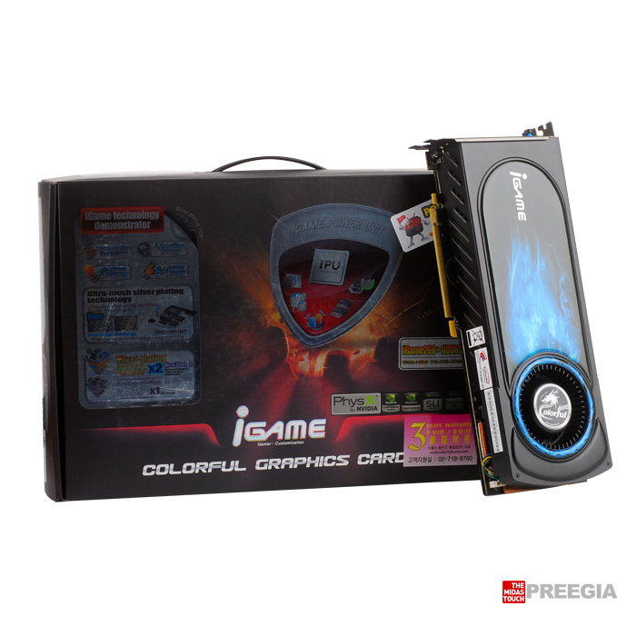 COLORFUL 지포스 GTX260 GTX260+ OVER iGAME DDR3 896MB_이미지