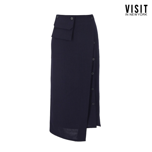 VISIT IN NEWYORK H라인 롱 스커트 VA4SR23