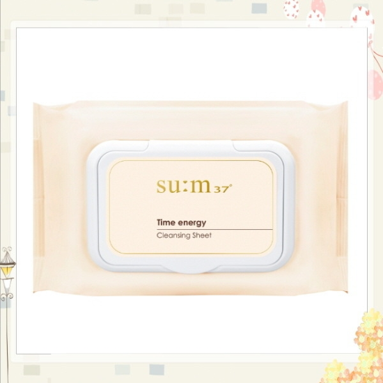 숨37도 타임에너지 클렌징시트 50매 (1팩)_이미지