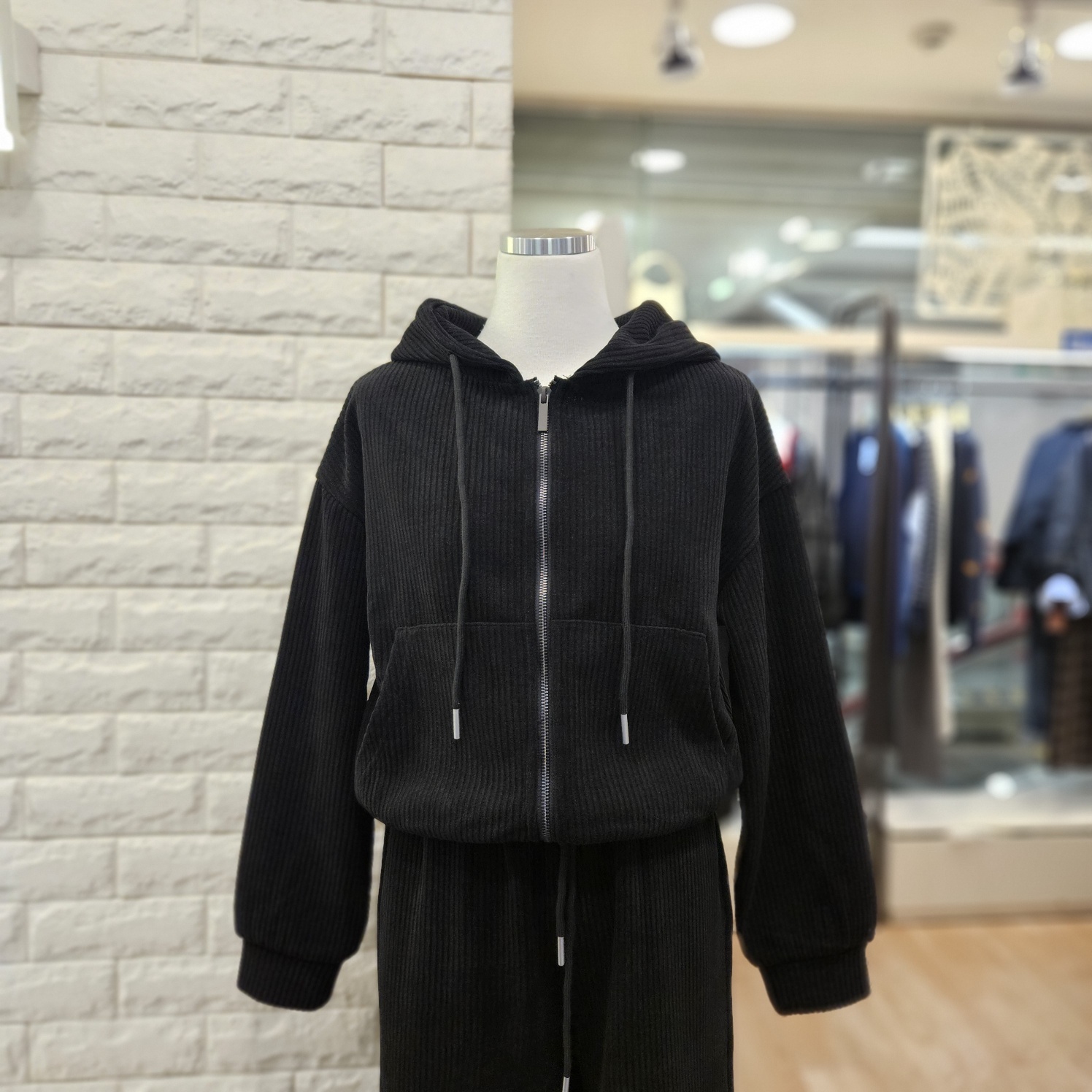 에센셜 트렌드컬렉션 이지 골지 집업 TRMA25N20