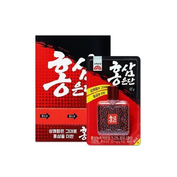 고려은단 홍삼은단 12g이미지입니다. 누르면 해당 게시물로 새창이동합니다.