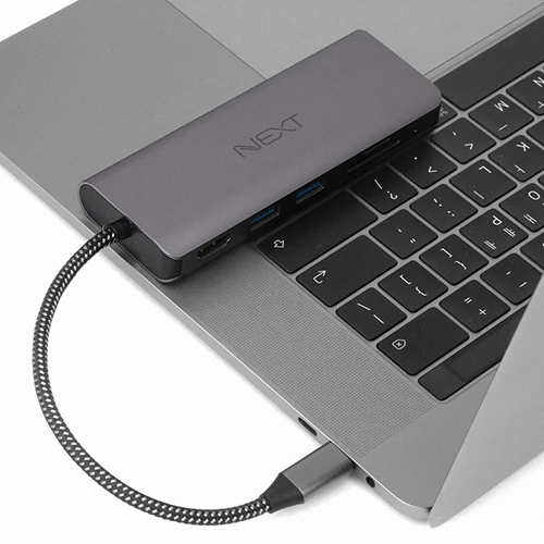 이지넷유비쿼터스 넥스트 NEXT-326TCH-DX 4K60Hz (7포트/USB 3.0 Type C)_이미지