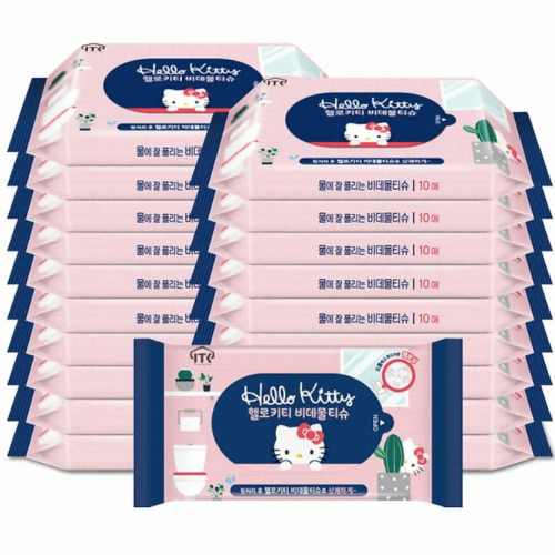 헬로키티 비데물티슈 리필형 10매이미지입니다. 누르면 해당 게시물로 새창이동합니다.