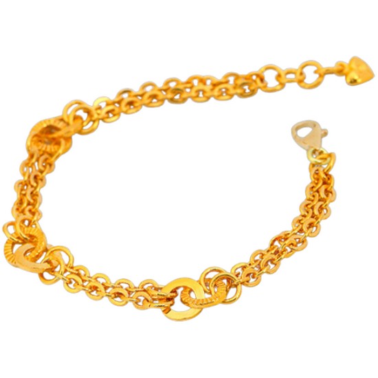 종로금1번가 더블링 팔찌 7.5g_이미지