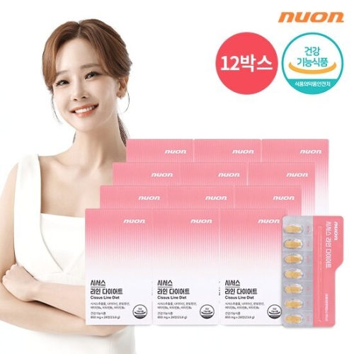 뉴온(NUon) 시서스 라인 다이어트 850mg 28정 (12개)