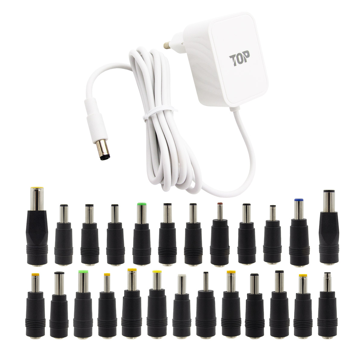 HDTOP DC 5V 2A SMPS 화이트 어댑터 (HT-AD156 / 25종 젠더)_이미지