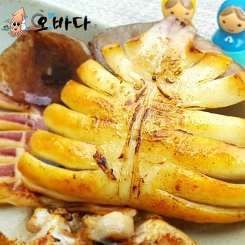 오바다푸드팩토리 오바다 국내산 반건조오징어 대 1.1kg 10미_이미지