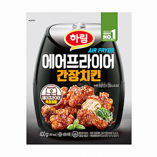 하림 에어프라이어 간장치킨 400g (1개)_이미지