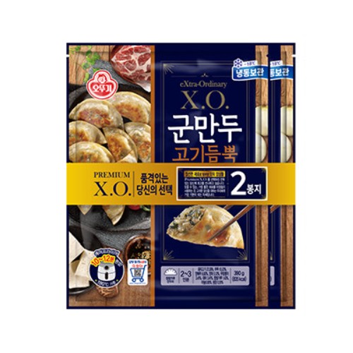 오뚜기 X.O.군만두 고기듬뿍 390g (4개)_이미지