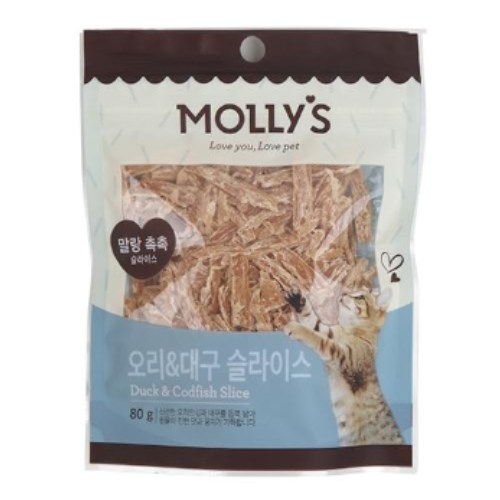 몰리스 오리&대구 슬라이스 80g (1개)_이미지
