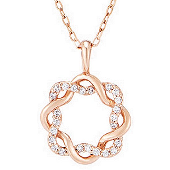 폴브리알 14K 프레즐 목걸이_PFGN0027