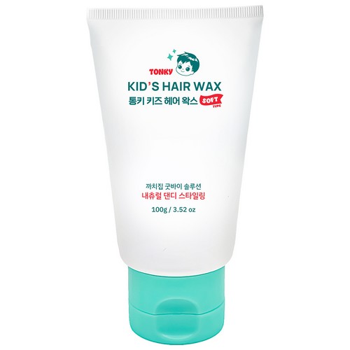 핑크공주 통키 키즈 헤어 왁스 소프트타입 100g
