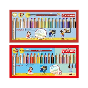 스타빌로 우디 색연필 세트 (18색)