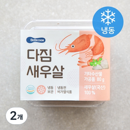 베베쿡 다짐 새우살 80g (2개)_이미지