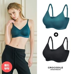 크로커다일 이너웨어라이크라 쉘론 데일리 몰드부착 스트랩 감탄브라 1 1 CDWBR5O1_이미지