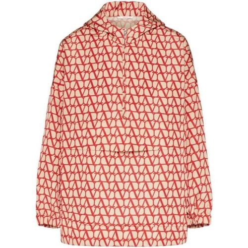 발렌티노 가라바니 자켓 2V0CJH659D0MYV BEIGE AND RED