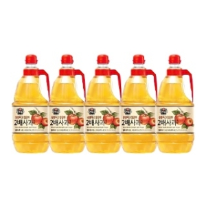 백설 2배 사과식초 1.8L (5개)_이미지