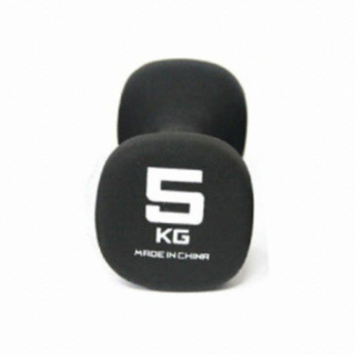 코리아스포츠 아이워너 네오프렌 사각 아령 세트 (5kg, 2개)_이미지