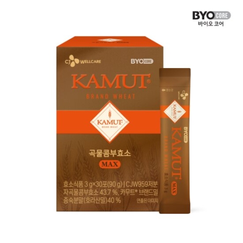  CJ웰케어 카무트 곡물콤부효소 맥스 3g 30포 [1개]
