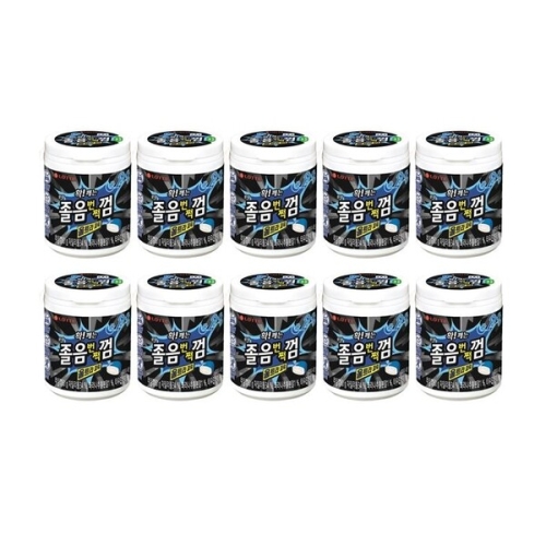 롯데제과 졸음 번쩍껌 울트라파워 80g (10개)_이미지