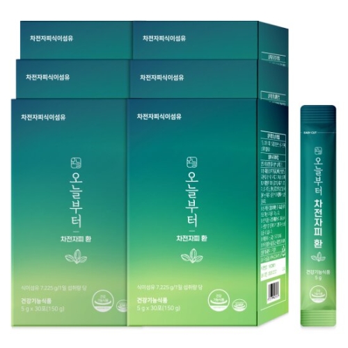 오늘부터 차전자피 환 30포 (6개)_이미지