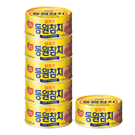 동원F&B 라이트 스탠다드 참치 135g (6개)