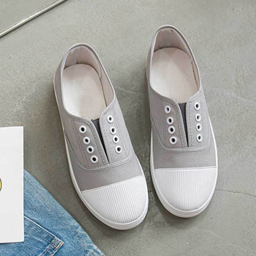 운동화캔버스화슬립온심플슈즈여자데일리 EP3+G2M 심플 O6743EC 선택완료 선택 화이트230mm