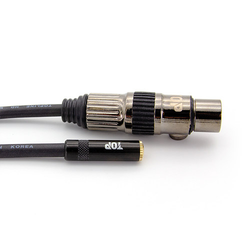 탑라인에이치디 HDTOP 3.5mm 스테레오 to XLR FF 케이블 (3m, HT-TP464)_이미지
