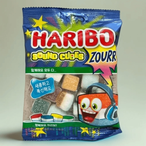 하리보 사운드큐브 사우어 80g (3개)