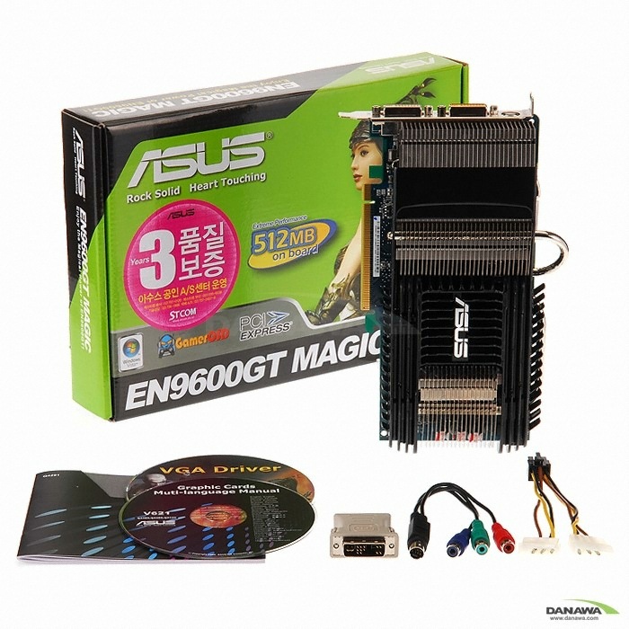 ASUS 지포스 9600GT EN9600GT MAGIC 512MB V-COOL_이미지