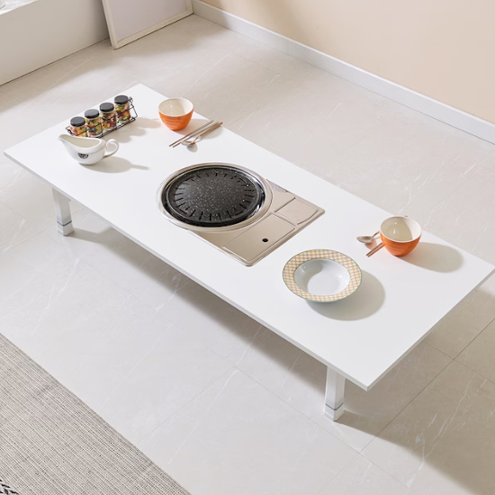 심포니디자인 고기불판 좌식 접이식 불판테이블 (150x60cm)_이미지