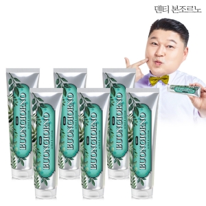 덴티본조르노 구취케어 치약 170g 6개+가글스트롱 750ml (6개)_이미지