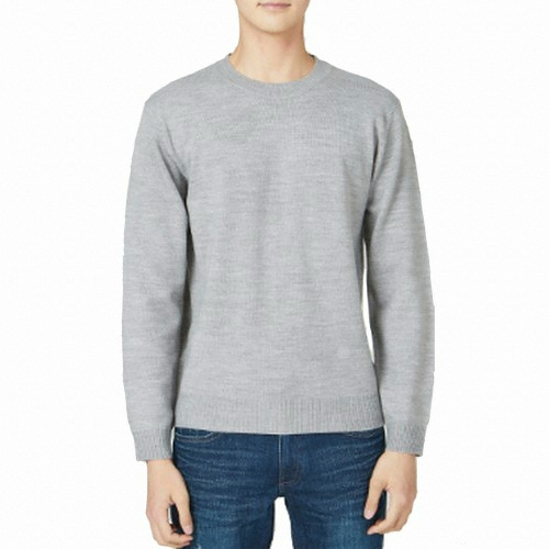 잠뱅이 저온스 라운드넥 니트 AI3WSW41-MG_이미지