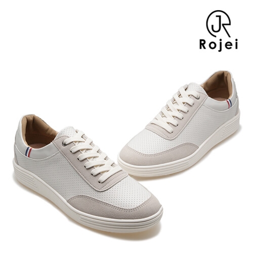  로제이 남성 빅사이즈 펀칭 댄디 스니커즈_RMH3151_NA