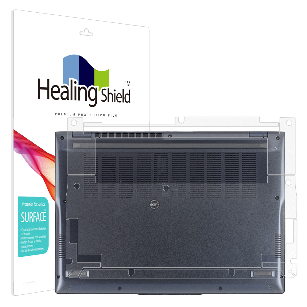 폰트리 힐링쉴드 에이서 스위프트 14 AI SF14-51-76Y4 무광 외부보호필름 하판 2매