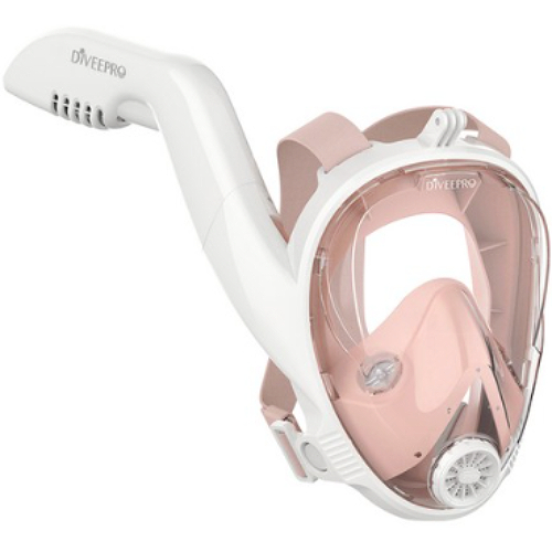 다이비프로 다이나믹 오션 풀페이스 스노클링 마스크 레이첼핑크