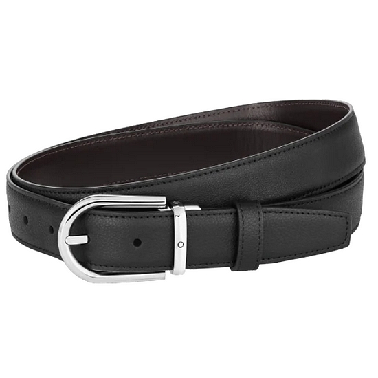 몽블랑 말발굽형 유광 팔라듐 마감 핀 버클 벨트 128757이미지입니다. 누르면 해당 게시물로 새창이동합니다.