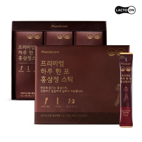  서울약사신협 락토온 프리미엄 하루 한 포 홍삼정 스틱 10g 30포 [1개]