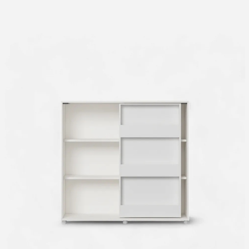 한샘 샘키즈 슬라이딩 수납장 전면책장형 1200_이미지