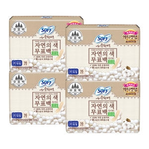 바디피트 내몸에 순한면 자연의 색 무표백 속커버 대형 16개