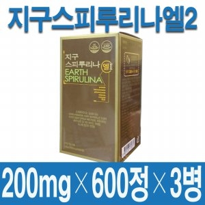  디아이씨 지구 스피루리나 엘2 200mg 600정 3병