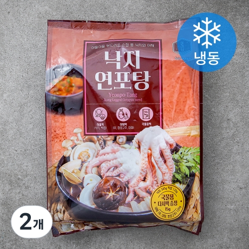 설래담 낙지 연포탕용 냉동 600g 2개_이미지