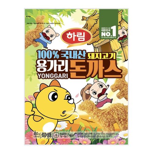 하림 용가리 돈까스 455g (3개)